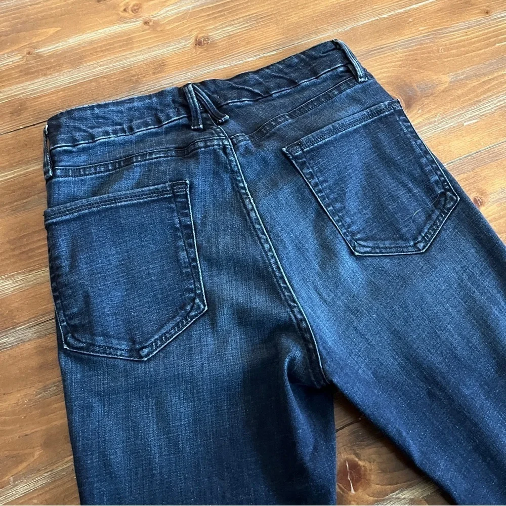 Good American Good Waist Crop Dark Wash 4/27